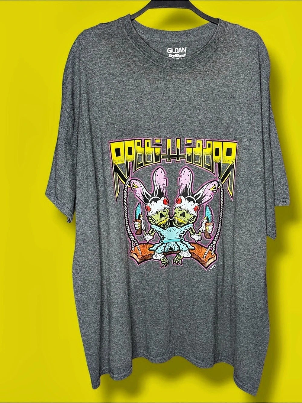 GRAVEYARD SHIFT  RABBIT RABBIT gender neutral tee